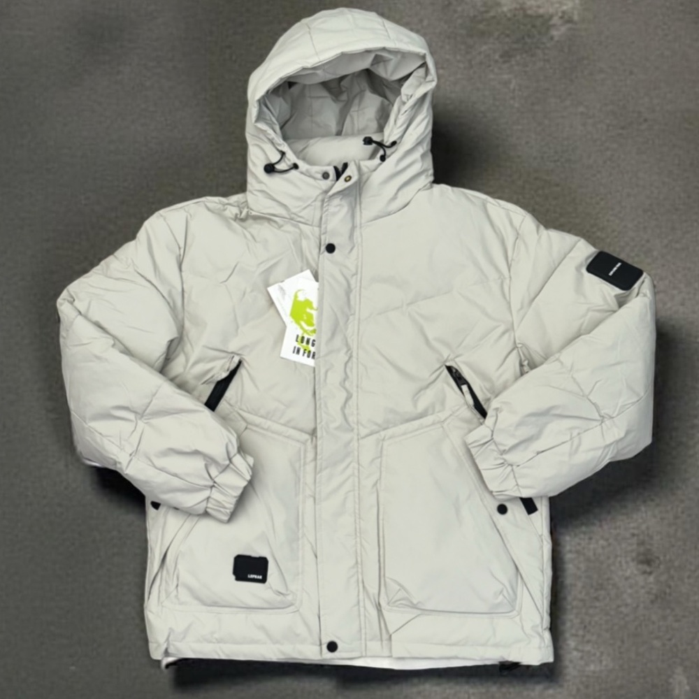 LONG IN FOR • Hooded Puffer Ski Jacket Coat Explorer PKNK - Picture 7 of 7